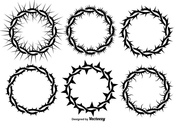 Crown Of Thorns Vector at Vectorified.com | Collection of Crown Of ...