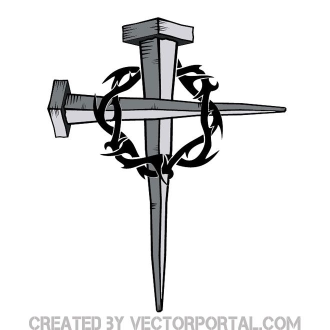 Cross With Crown Of Thorns Vector Tattoo Cross Drawing, Cross 660x660 Cross With Crown Of Thorns Vector Tattoo Cross Drawing, Cross