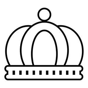 300x300 Empire Crown Icon Outline Illustration Of Empire Crown Vector