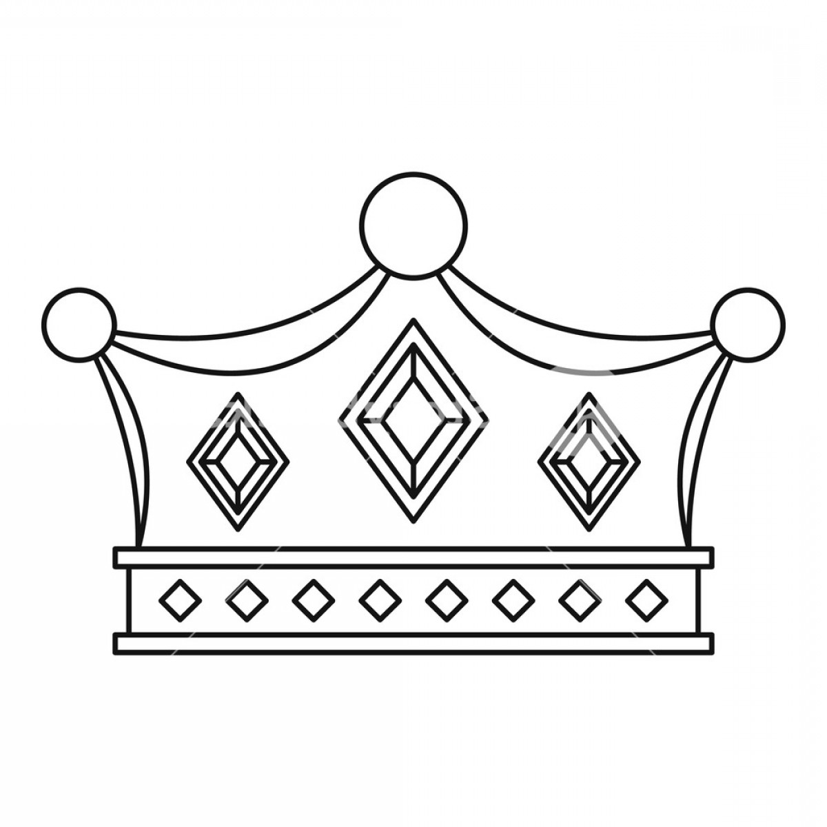 1200x1200 Prince Crown Vector Hoodamathrun