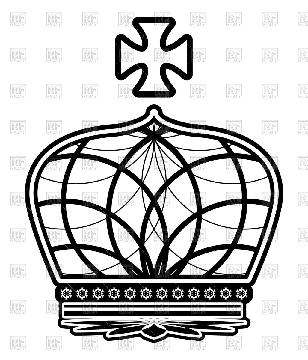 1028x1200 Royal Crown Outline Vector Image Of Objects