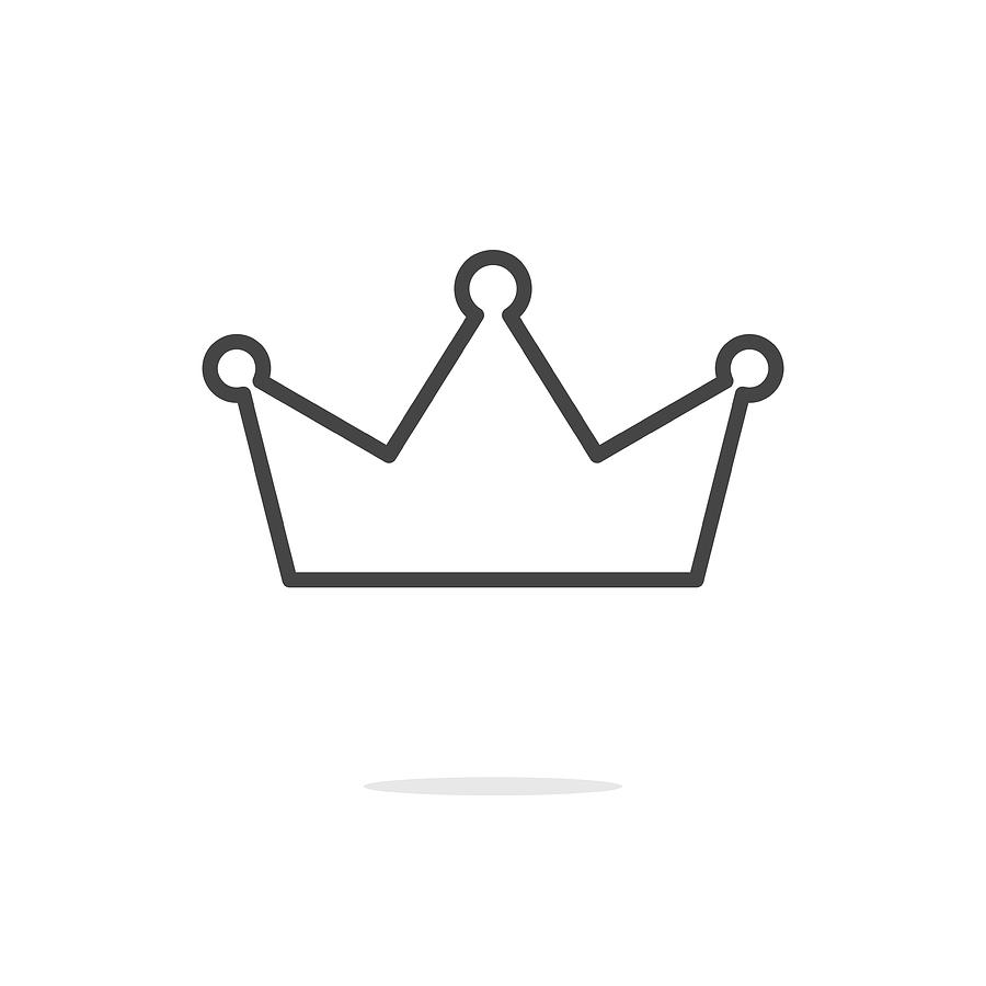 Download Crown Outline Vector at Vectorified.com | Collection of ...