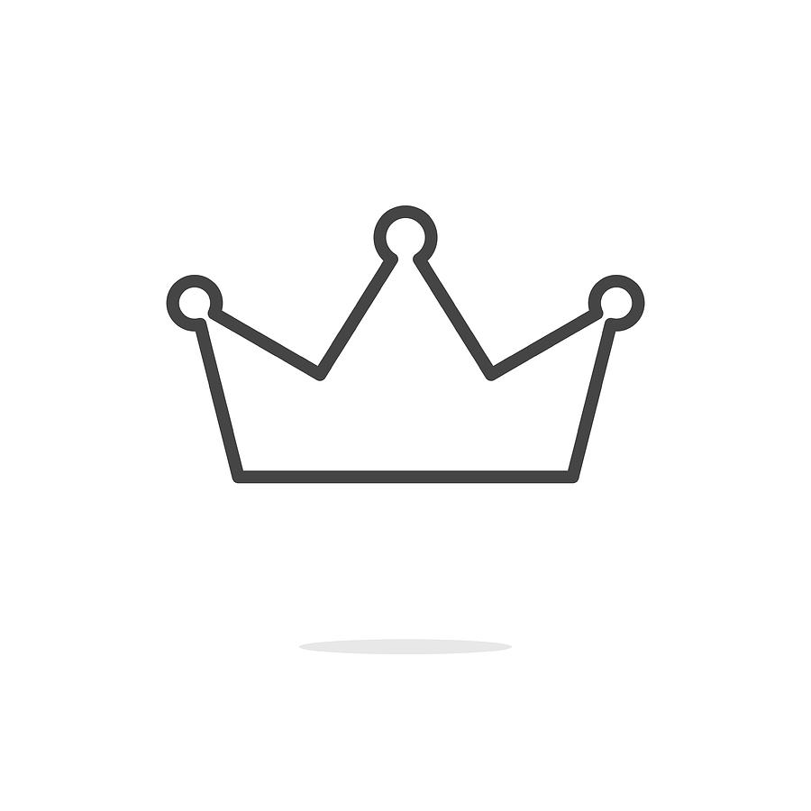 Crown Outline Vector at Vectorified.com | Collection of ...