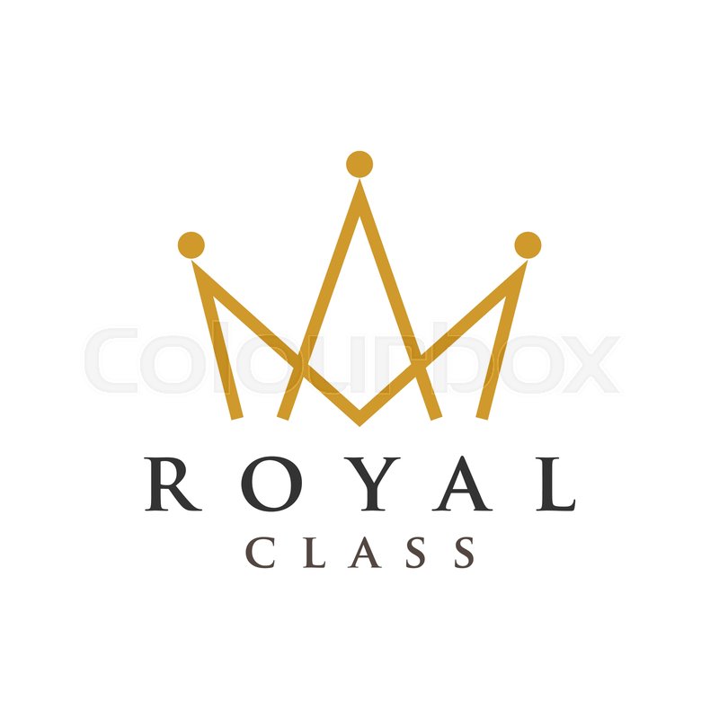 800x800 Crown Royal Graphic Design Template Stock Vector Colourbox