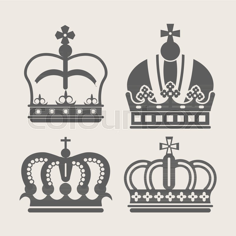 800x800 Crown Royal Logo Of Diadem Or Tiara Stock Vector Colourbox