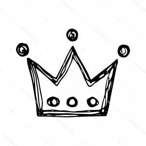 300x300 Elegant Royal Medieval Frame With Crown Vector Catchsplace