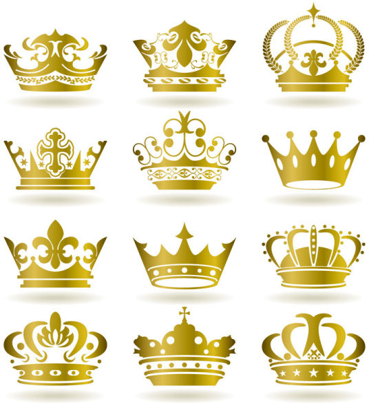 Set Of Gold Color Crown Vector Free Vector In Encapsulated 536x586 Set Of Gold Color Crown Vector Free Vector In Encapsulated