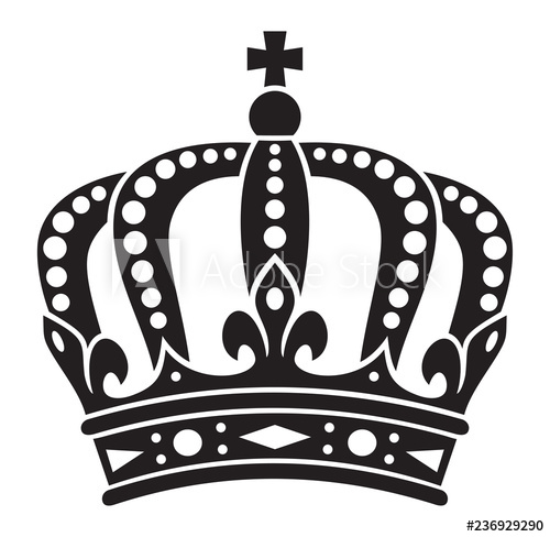 Royal Crown Vector Illustration 500x488 Royal Crown Vector Illustration
