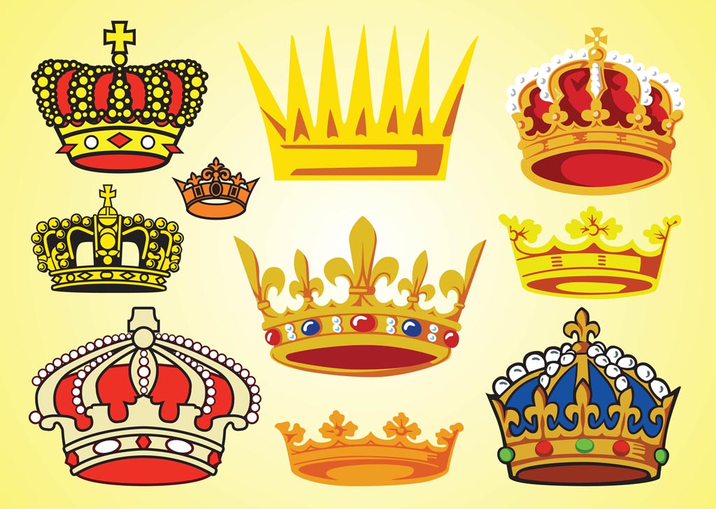 1024x728 Crowns Vectors Vector Art Graphics