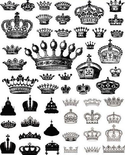 413x510 Crown Vector Art Free Group With Items