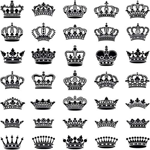 500x500 Crown Ornaments Vector Material Free Download