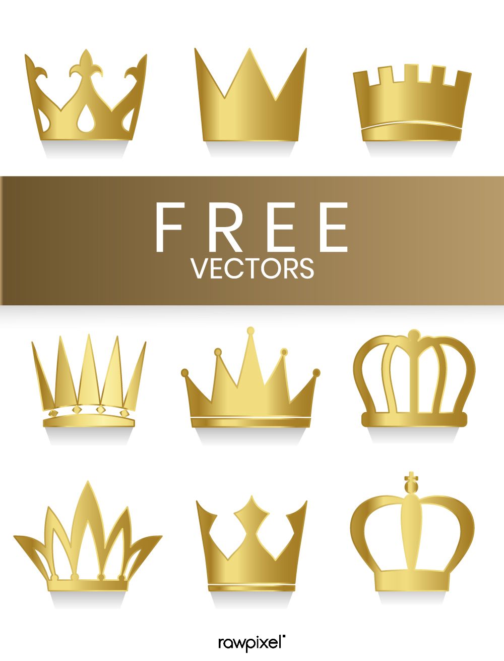 1000x1310 Download Free Royalty Free Gold Crown Vector Set