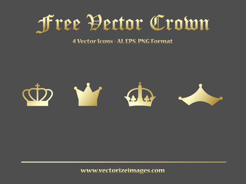 800x600 Free Crown Vector