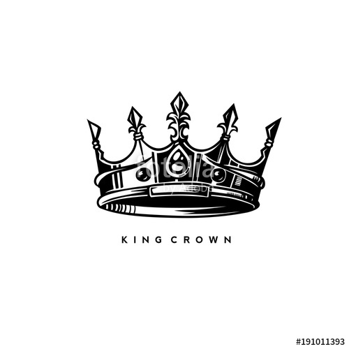 500x500 Simple Kings Crown Vector Illustration Stock Image And Royalty