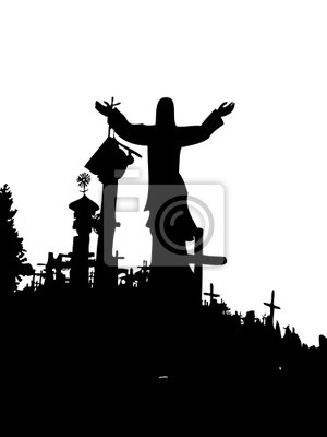 Hill Of Crosses Jesus Crucifix Vector Sky Poster Cathedral Posters 300x400 Hill Of Crosses Jesus Crucifix Vector Sky Poster Cathedral Posters