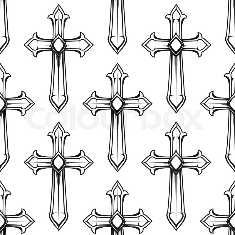 Vintage Religious Crosses In Black And Stock Vector Colourbox 800x800 Vintage Religious Crosses In Black And Stock Vector Colourbox