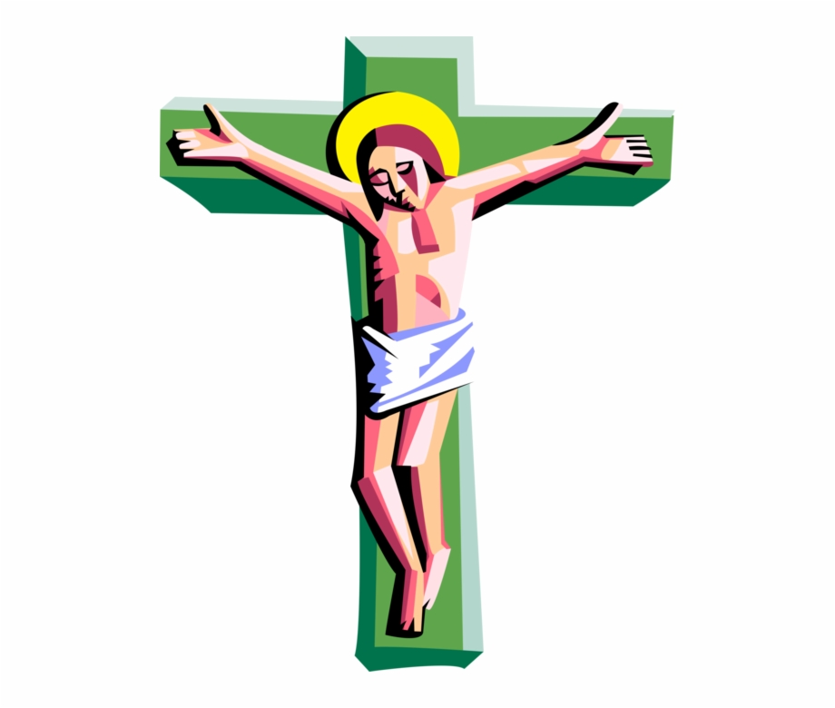 920x780 Vector Illustration Of Christian Crucifixion With Jesus