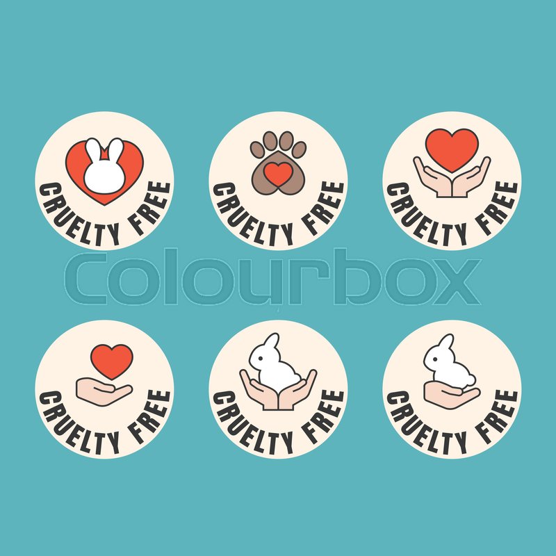 800x800 No Animal Testing And Cruelty Free For Stock Vector Colourbox