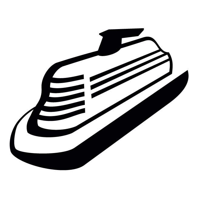 660x660 Cruise Ship Vector Image