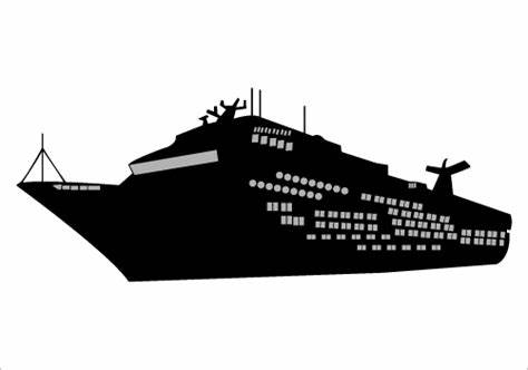 Cruise Ship Silhouette Vector Gtgt 474x332 Cruise Ship Silhouette Vector Gtgt