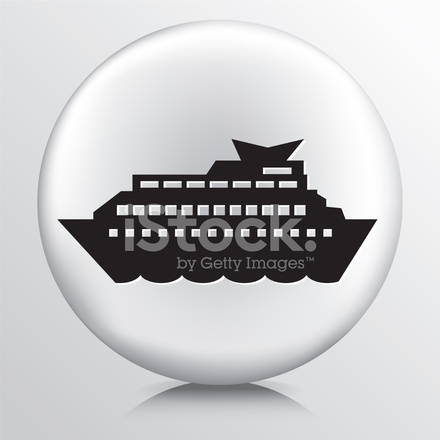 Round White Icon With Silhouette Cruise Ship In The Ocean Stock 440x440 Round White Icon With Silhouette Cruise Ship In The Ocean Stock