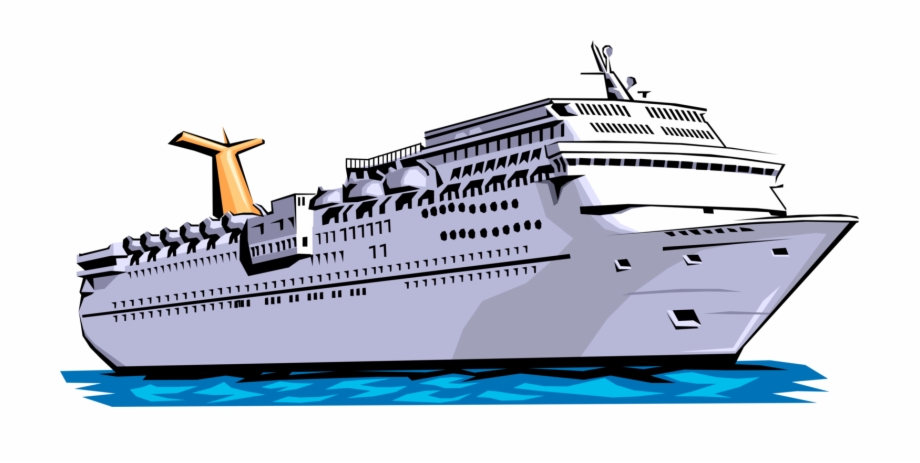 920x463 Cruise Ship Vector Png