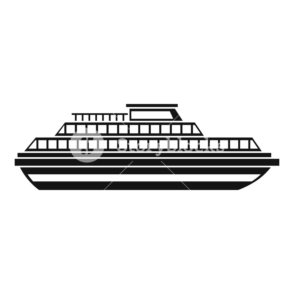 Круизный лайнер иконка