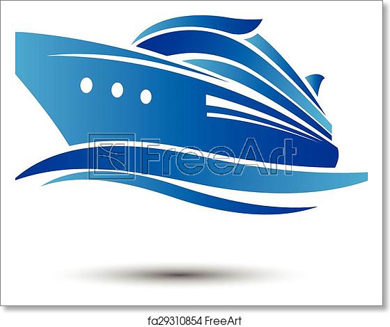 560x470 Free Art Print Of Cruise Ship Cruise Ship With Ocean Liner Vector