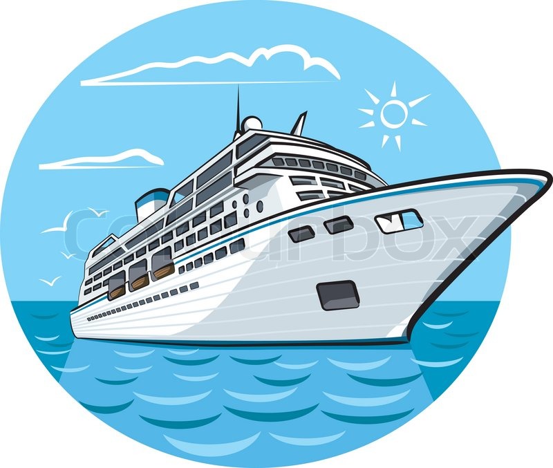 800x677 Luxury Cruise Ship Stock Vector Colourbox