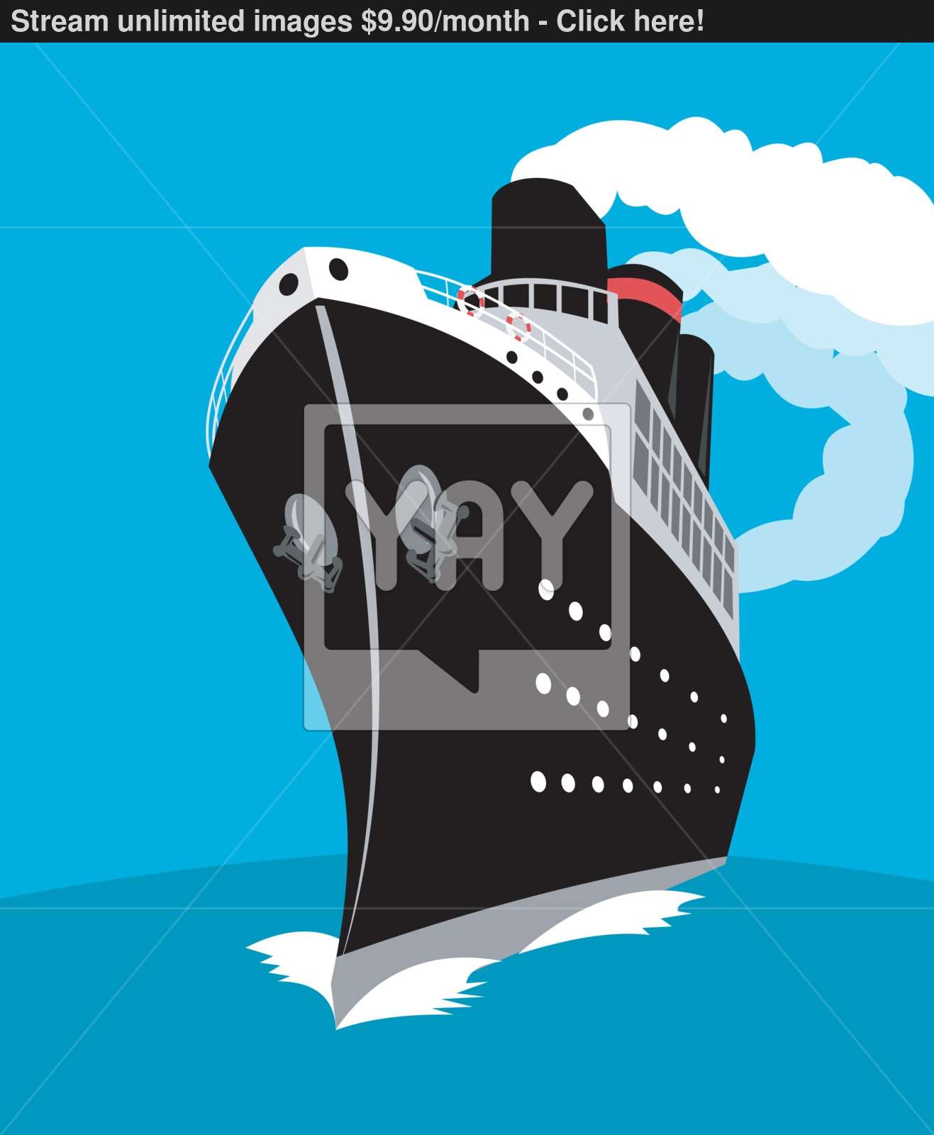 1317x1600 Ocean Liner Passenger Cruise Ship Vector