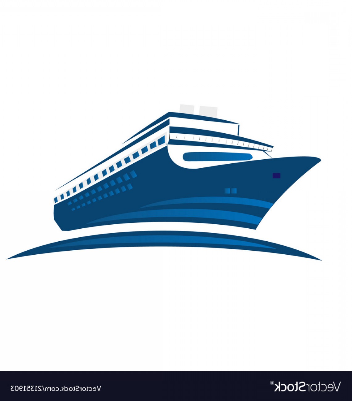 1140x1296 Blue Cruise Ship Symbol Logo Vector Geekchicpro