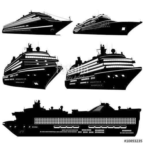 500x500 Cruise Ship Vector Stock Image And Royalty Free Vector
