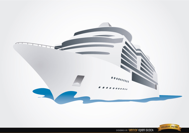 640x453 Free Vectors Cartoon Cruise Traveling On The Sea Vector Open Stock