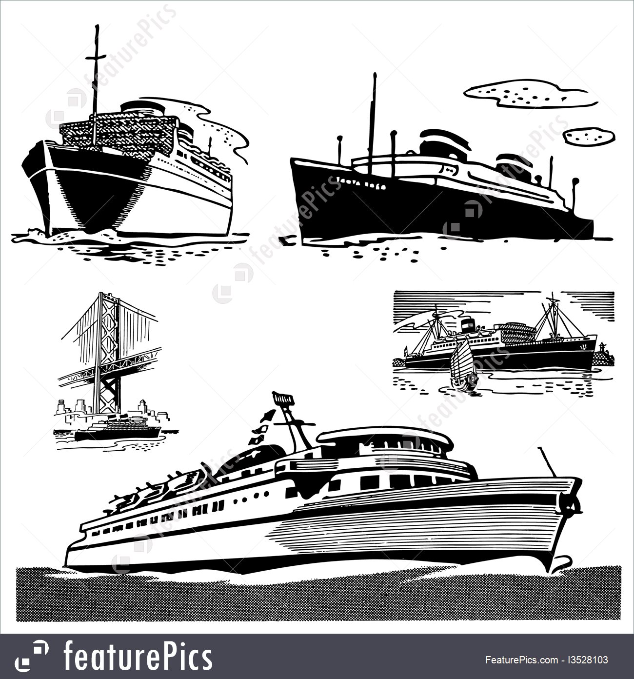 1300x1392 Illustration Of Cruise And Yacht Graphics