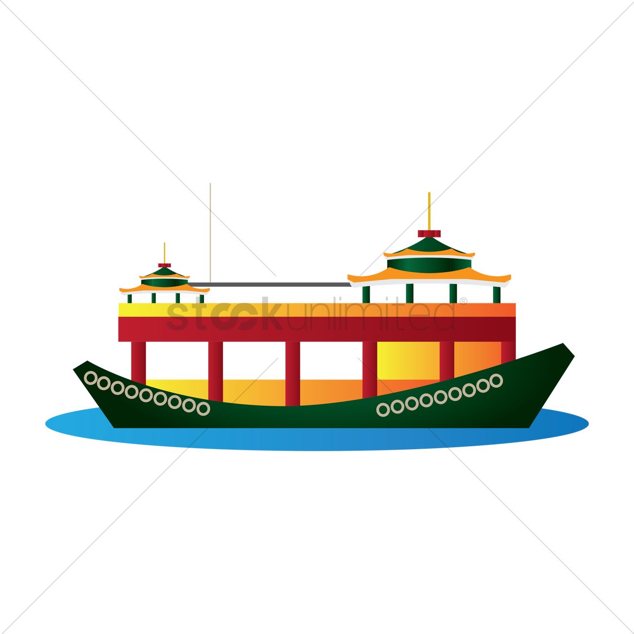 1300x1300 Victoria Harbour Cruise Vector Image