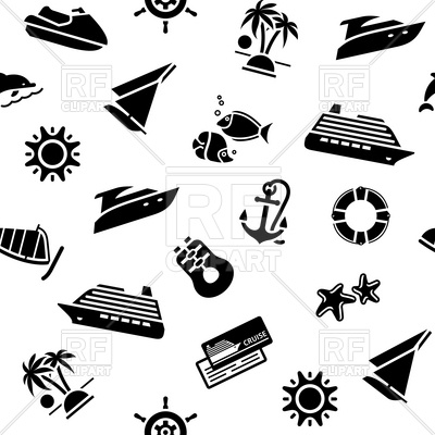 400x400 Voyage And Sea Cruise Background Vector Image Of Backgrounds