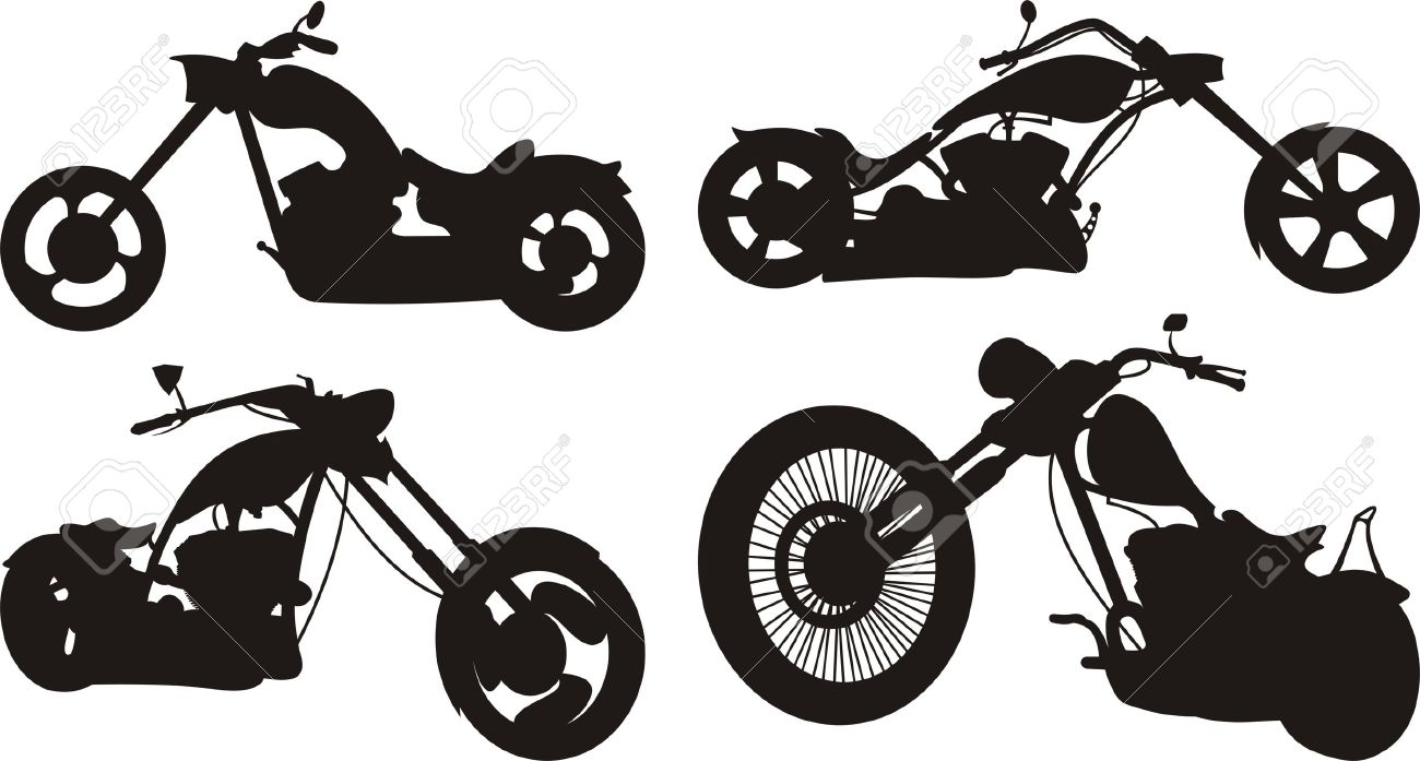 1300x697 Clip Art Cruiser Bike Stock Vector Illustration And Royalty
