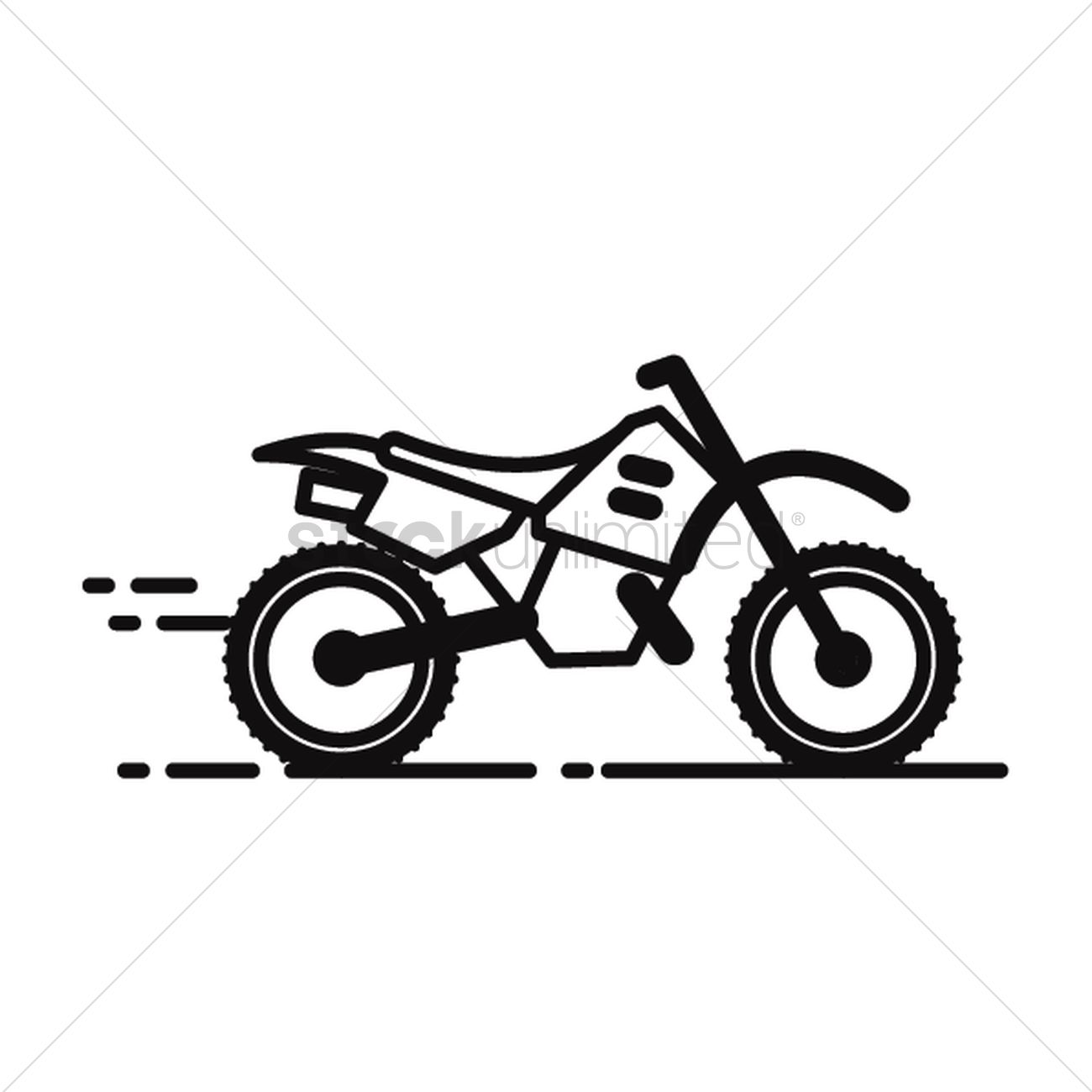 1300x1300 Cruiser Bike Vector Image