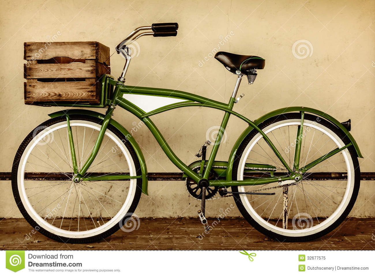 1300x957 Retro Bicycle With Animals, Vector Set Royalty Free Stock Photos