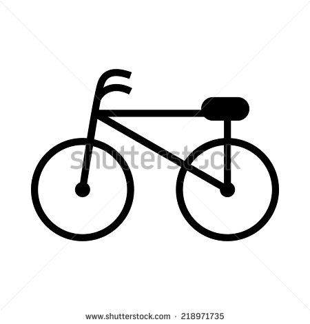 450x470 Bicycle Graphic Design Vector Illustration