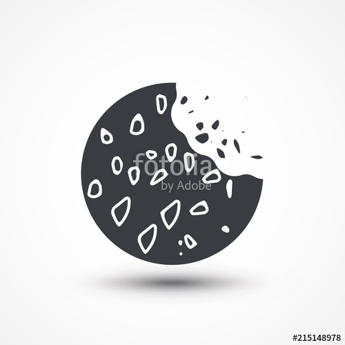 500x500 Bitten Cookies Icon, Biscotti, Background, Bite Food, Cookie