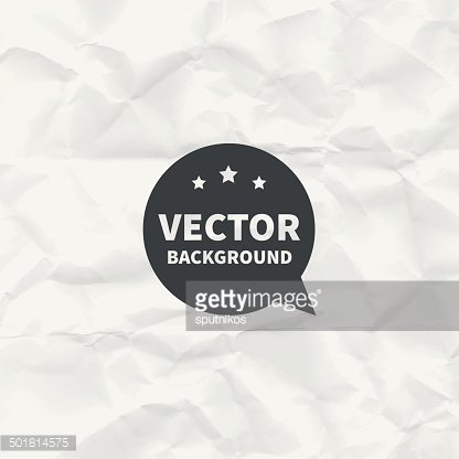416x416 Crumpled Paper Vector Background Premium Clipart