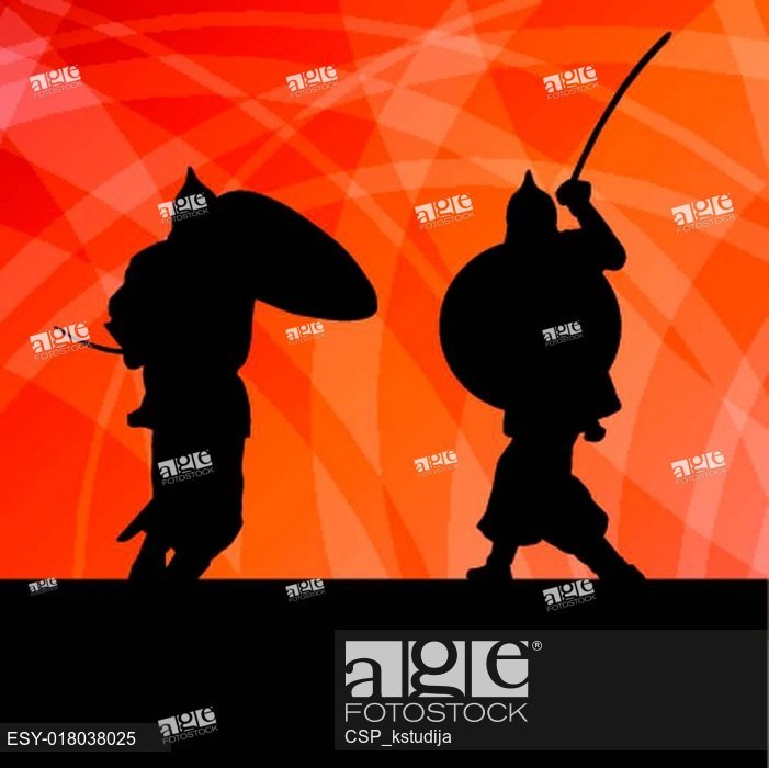 701x700 Medieval Warrior, Crusader Vector Background, Stock Vector, Vector