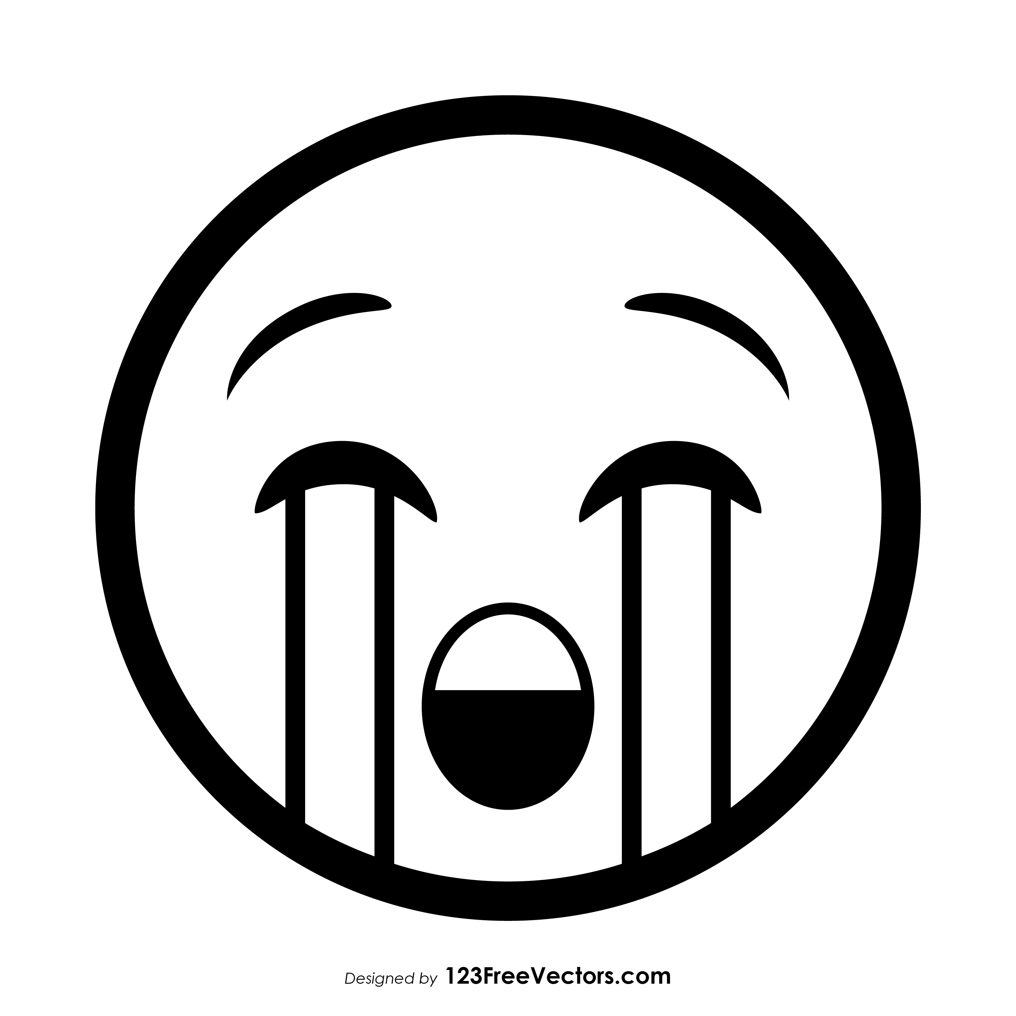 Crying Emoji Vector at Vectorified.com | Collection of Crying Emoji ...