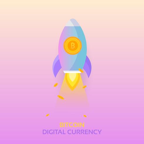 490x490 Bitcoin Rocket Ship Launching Cryptocurrency Blockchain Crypto