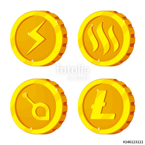 500x500 Vector Design Of Cryptocurrency And Con Collection