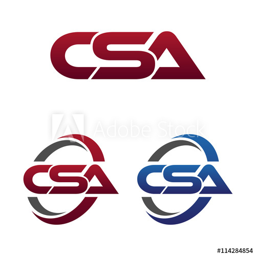 Modern Letters Initial Logo Vector Swoosh Red Blue Csa 500x500 Modern Letters Initial Logo Vector Swoosh Red Blue Csa