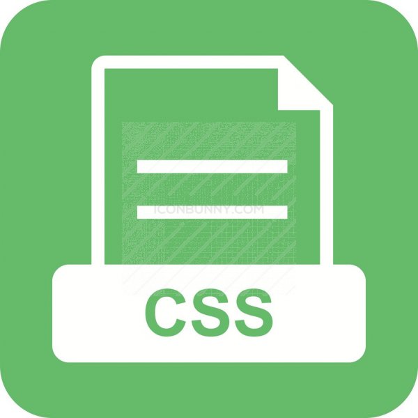 Css Flat Round Corner Icon 600x600 Css Flat Round Corner Icon