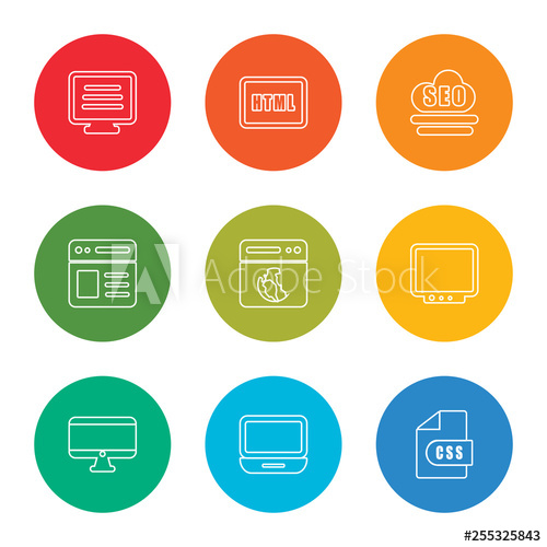 Outline Stroke Css, Laptop, Monitor, Monitor, Browser, Browser 500x500 Outline Stroke Css, Laptop, Monitor, Monitor, Browser, Browser