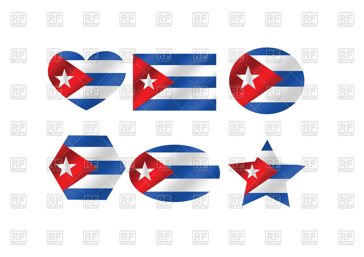 1200x848 Design Elements With Cuba Flag Vector Image Of Signs, Symbols
